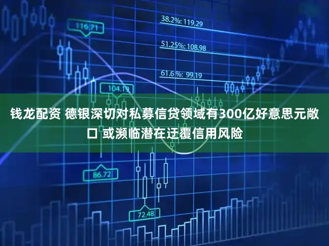 钱龙配资 德银深切对私募信贷领域有300亿好意思元敞口 或濒临潜在迂覆信用风险
