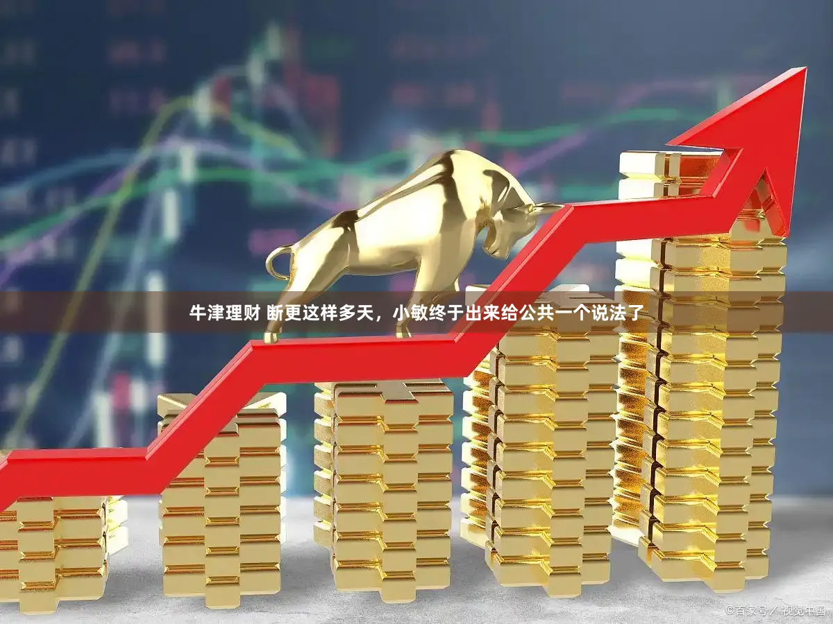 牛津理财 断更这样多天，小敏终于出来给公共一个说法了